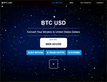 Tablet Screenshot of btcusd.com